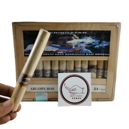 ARGOPUROS CIGAR BOX OF 24 & PACK OF 5